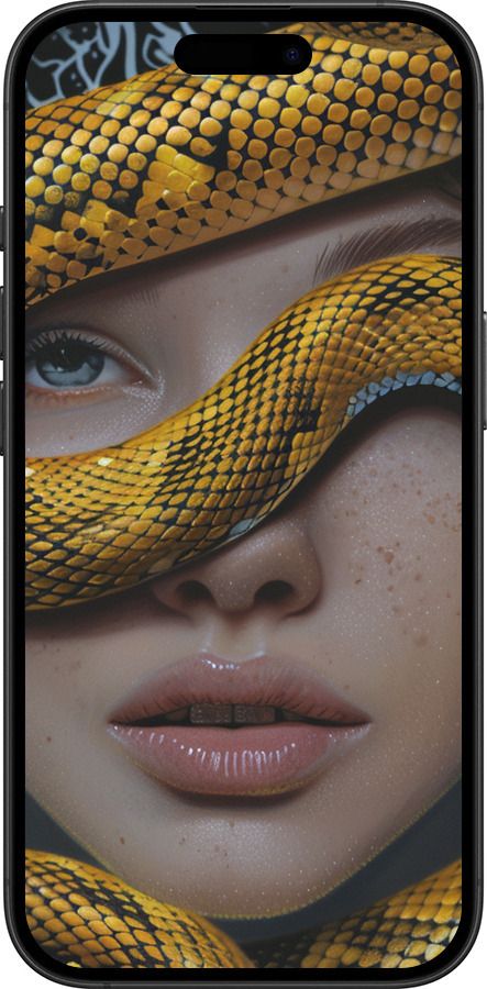 TPU чехол Объятия змеи для Apple iPhone 16 Plus - 6081b-3714 изображение 