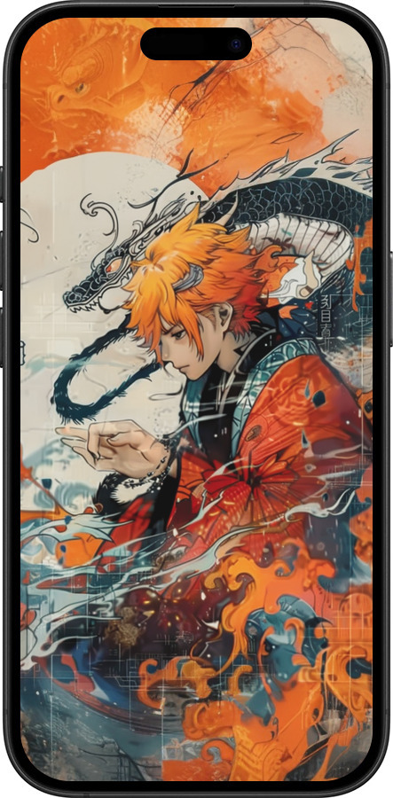 TPU чехол Зеницу Агацума для Apple iPhone 16 Plus - 6114b-3714 изображение 