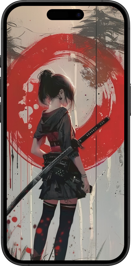 TPU чехол Сумерки воина: Танец с катаной для Apple iPhone 16 Plus - 6123b-3714 изображение 