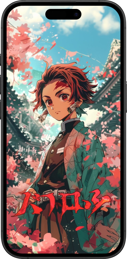 TPU чехол Tanjiro Kamado для Apple iPhone 16 Plus - 6132b-3714 изображение 