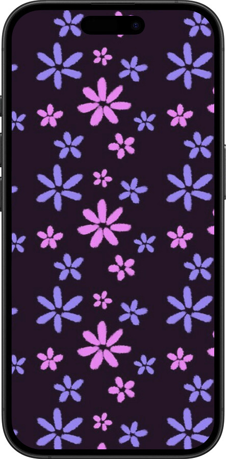 TPU чехол з квітами для Apple iPhone 16 Plus - 6258b-3714 изображение 