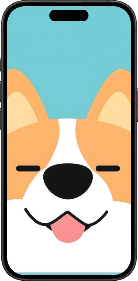 TPU чехол Корги для Apple iPhone 16 Plus - 6280b-3714 изображение 