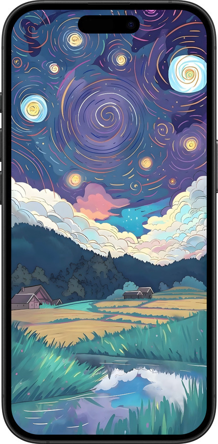 TPU чехол Креативный арт для Apple iPhone 16 Plus - 6322b-3714 изображение 