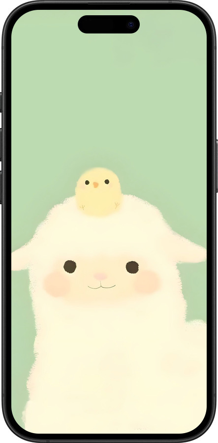 TPU чехол Барашек и ципленок для Apple iPhone 16 Plus - 6369b-3714 изображение 