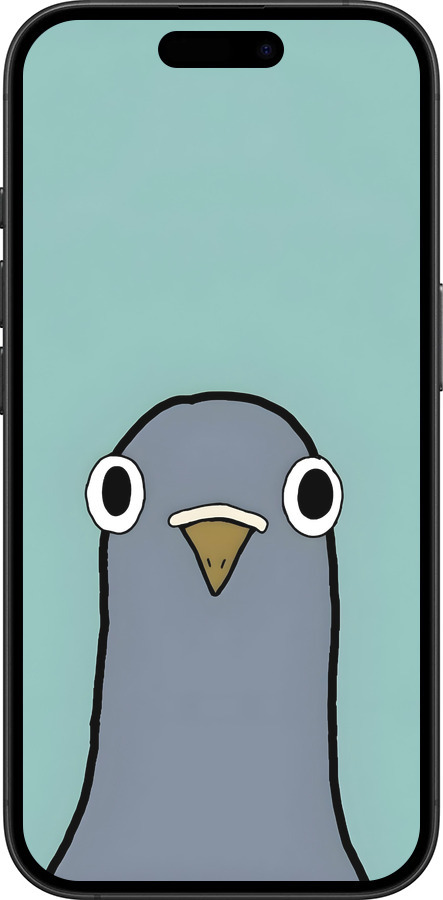 TPU чехол Голубь для Apple iPhone 16 Plus - 6388b-3714 изображение 