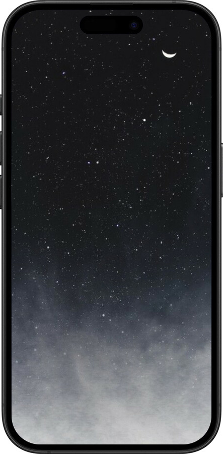 TPU чехол Голубые облака, Голубая луна для Apple iPhone 16 Plus - 6396b-3714 изображение 