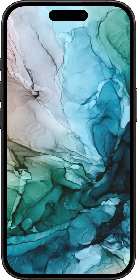 TPU чехол С красочной абстрактной картиной Соленые берега для Apple iPhone 16 Plus - 6405b-3714 изображение 