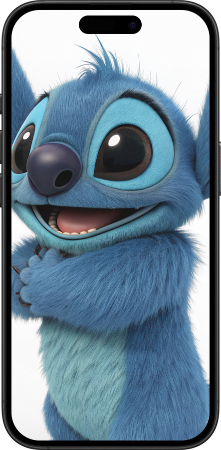 TPU чехол Стич 1 для Apple iPhone 16 Plus - 6686b-3714 изображение 