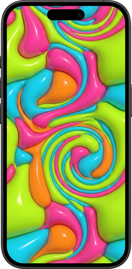 TPU чехол Y2K Jelly Dream для Apple iPhone 16 Plus - 6780b-3714 изображение 