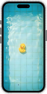 Чехол Bumper чехол Утенок для Apple iPhone 16 Plus - 6323pc-3714 изображение 