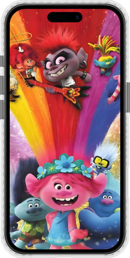 Чохол Bumper чехол Тролі для Apple iPhone 16 Plus - 6343pc-3714 изображение 
