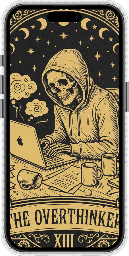 Чехол Bumper MagSafe чехол The Overthinker для Apple iPhone 16 Plus - 6774pm-3714 изображение 