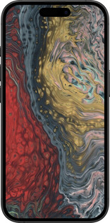 Силиконовый чехол С изображением абстрактной живописи для Apple iPhone 16 Plus - 6530u-3714 изображение 