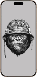 TPU чехол military monkey для Apple iPhone 16 Pro Max - 4177b-3706 изображение 