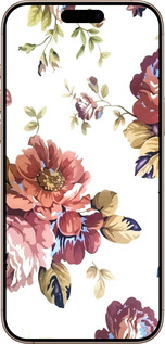 TPU чехол Vintage flowers для Apple iPhone 16 Pro Max - 4333b-3706 изображение 