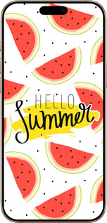 TPU чехол Hello Summer для Apple iPhone 16 Pro Max - 4356b-3706 изображение 