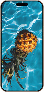 TPU чехол Ананас на воде для Apple iPhone 16 Pro Max - 4384b-3706 изображение 