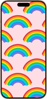 TPU чехол Rainbows для Apple iPhone 16 Pro Max - 4478b-3706 изображение 