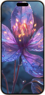 TPU чехол Магический цветок для Apple iPhone 16 Pro Max - 6038b-3706 изображение 
