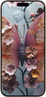 TPU чехол Fairy Butterfly для Apple iPhone 16 Pro Max - 6048b-3706 изображение 