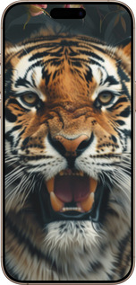 TPU чехол Тигрова велич для Apple iPhone 16 Pro Max - 6080b-3706 изображение 