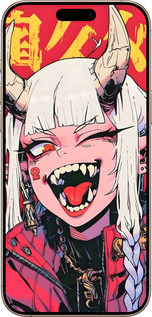 TPU чехол Аніме демон для Apple iPhone 16 Pro Max - 6308b-3706 изображение 