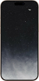 TPU чехол Сині хмари, Синій місяць для Apple iPhone 16 Pro Max - 6396b-3706 изображение 