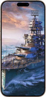 TPU чехол Военный корабль, world of tanks, wargaming для Apple iPhone 16 Pro Max - 6461b-3706 изображение 