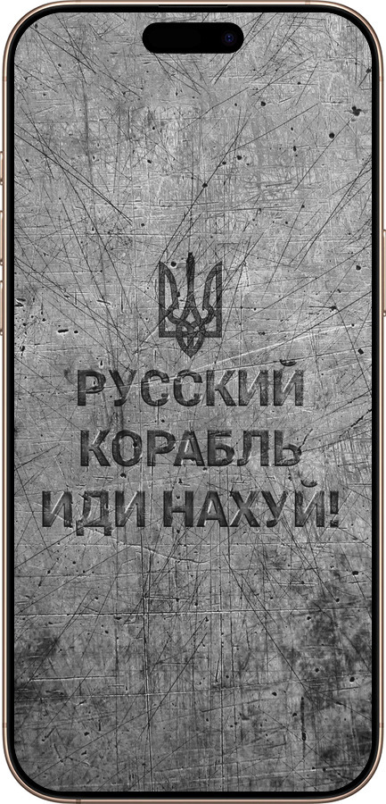 TPU чехол Русский военный корабль иди на v4 для Apple iPhone 16 Pro Max - 5223b-3706 изображение 