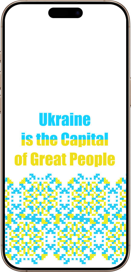 TPU чехол Ukraine для Apple iPhone 16 Pro Max - 5283b-3706 изображение 