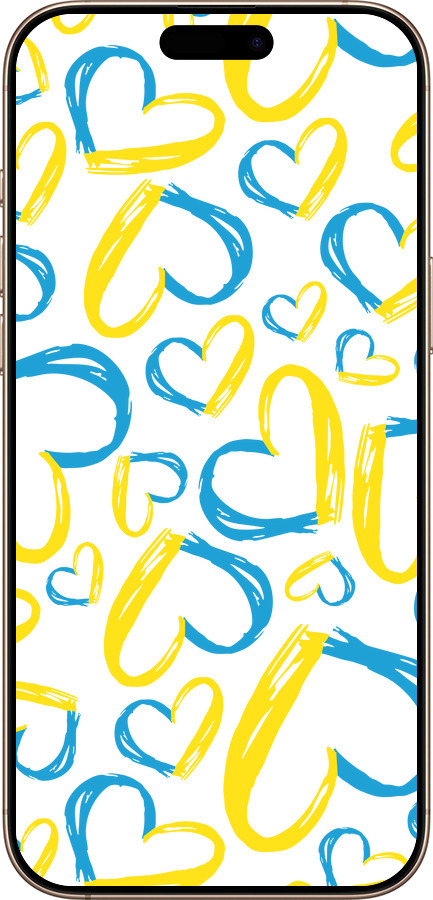 TPU чехол Серця UA  для Apple iPhone 16 Pro Max - 5292b-3706 изображение 