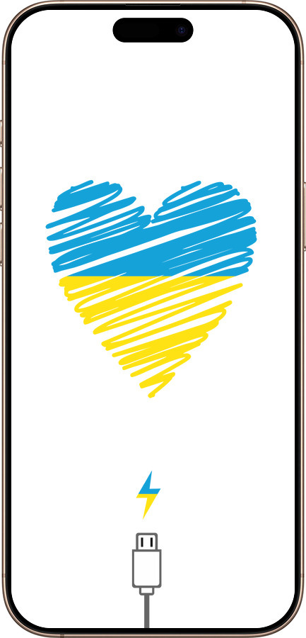 TPU чехол Підзарядка серця 2 для Apple iPhone 16 Pro Max - 5295b-3706 изображение 