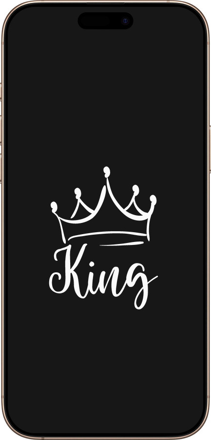 TPU чехол Queen & King для нього для Apple iPhone 16 Pro Max - 5521b-3706 изображение 