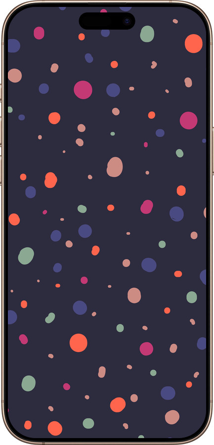 TPU чехол Горошок v2 для Apple iPhone 16 Pro Max - 5599b-3706 изображение 