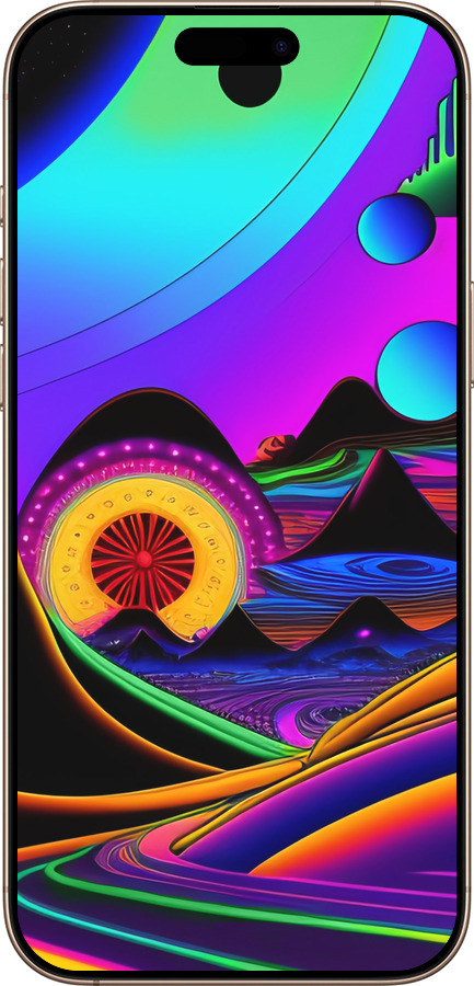 TPU чехол Абстракция v3 для Apple iPhone 16 Pro Max - 5620b-3706 изображение 
