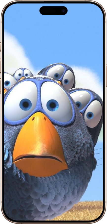 TPU чехол Angry Birds для Apple iPhone 16 Pro Max - 6008b-3706 изображение 