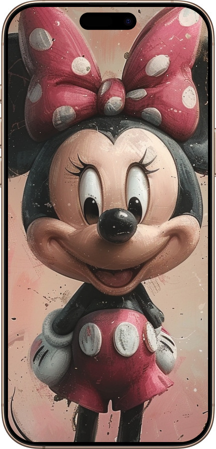 TPU чехол Minnie Mouse для Apple iPhone 16 Pro Max - 6054b-3706 изображение 