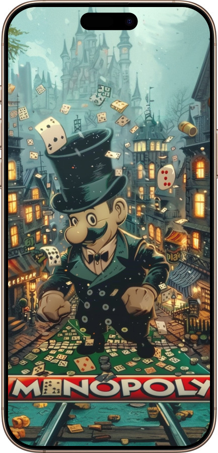 TPU чехол Казковий Monopoly для Apple iPhone 16 Pro Max - 6086b-3706 изображение 