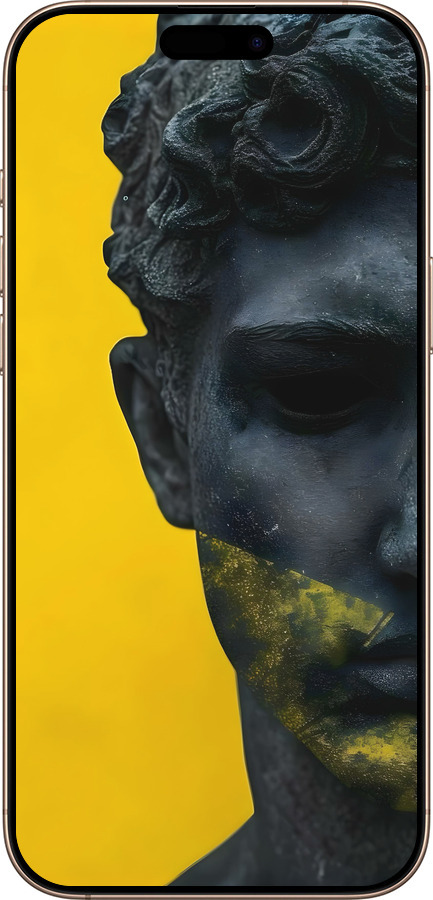 TPU чехол Статуя арт для Apple iPhone 16 Pro Max - 6330b-3706 изображение 