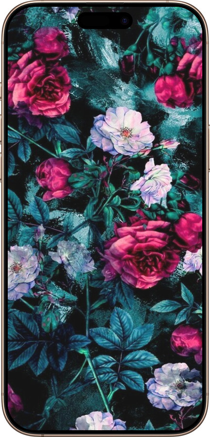 TPU чехол Сад та троянди для Apple iPhone 16 Pro Max - 6483b-3706 изображение 