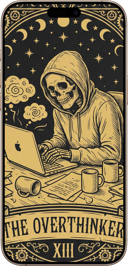 TPU чехол The Overthinker для Apple iPhone 16 Pro Max - 6774b-3706 изображение 