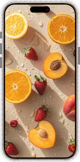 Чохол Bumper чехол Фрукти 3 для Apple iPhone 16 Pro Max - 6703pc-3706 изображение 