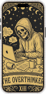 Чехол Bumper чехол The Overthinker для Apple iPhone 16 Pro Max - 6774pc-3706 изображение 