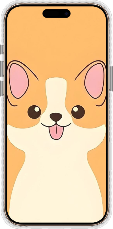 Чохол Bumper MagSafe чехол Милый пес для Apple iPhone 16 Pro Max - 6296pm-3706 изображение 