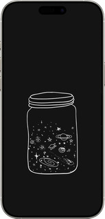 TPU чехол Космос в банке для Apple iPhone 16 Pro - 4297b-3708 изображение 