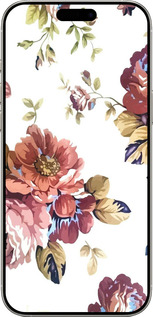 TPU чехол Vintage flowers для Apple iPhone 16 Pro - 4333b-3708 изображение 