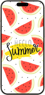 TPU чехол Hello Summer для Apple iPhone 16 Pro - 4356b-3708 изображение 