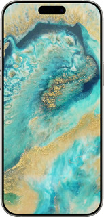 TPU чехол Green marble для Apple iPhone 16 Pro - 4365b-3708 изображение 