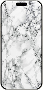 TPU чехол Мармур білий для Apple iPhone 16 Pro - 4480b-3708 изображение 