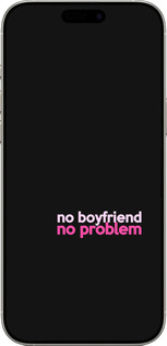 TPU чехол no boyfriend no problem для Apple iPhone 16 Pro - 4549b-3708 изображение 